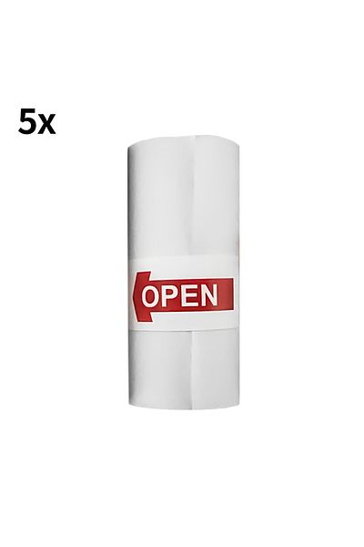 Hurtel Rolă de hârtie pentru imprimantă termică cu cameră HURC10 57mmx5m SET 5 buc - albă
