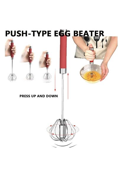 PUFO Tel practic semiautomat, tip mixer cu acționare manuală, pentru spumare și amestecare