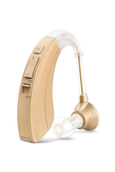 WowStep Premium Hearing Aid, SW10, 500h Battery Life, Amplifies up to 136 dB, 3 Silicone Adapters