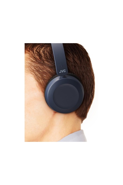 JVC Căști HA-S31M-A-EX, cu fir, supraauriculare, microfon, albastre