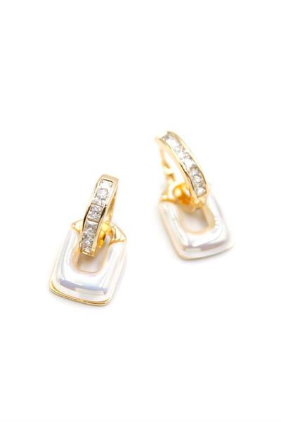 Rasanet Pearl Earrings - Gold