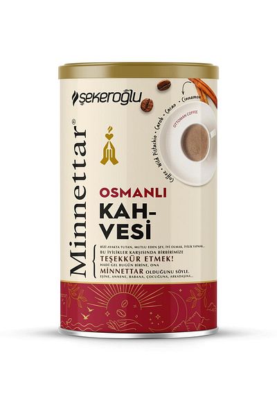 Minnettar Cafea Otomană 200 Gr Cutie Cilindrică Specială