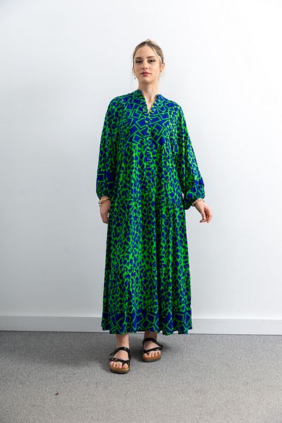 TUĞBA ERGÜL Buttoned Women's Viscose Dress