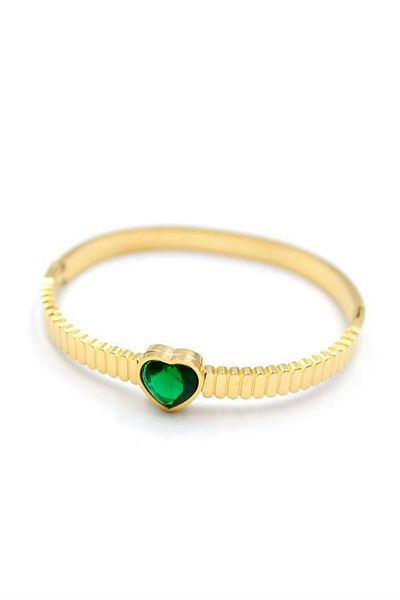 Rasanet Heart Bracelet - Green
