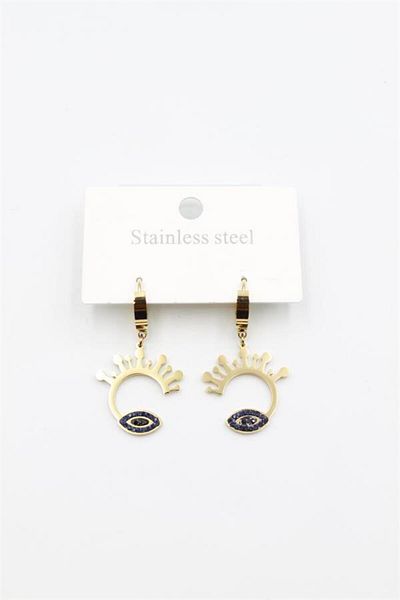 Rasanet Eye Earrings - Gold