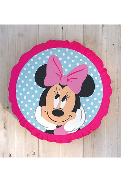 Taç Round decorative pillow, 2-sided, Disney, Minnie & Mickey Mouse