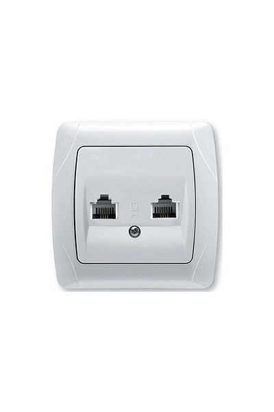 Viko by Panasonic Socket RJ11 CAT3 + RJ45 CAT6 Carmen Viko