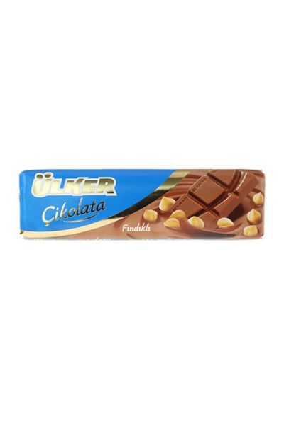 Ülker Baton Hazelnut Chocolate 30g X 24Pcs – Real Hazelnut Milk Bar Flavor 720g Advantage Package