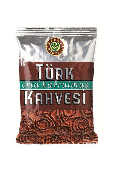 Kahve Dünyası Cafea turcească măcinată, prăjire medie, simplă, 100 gr