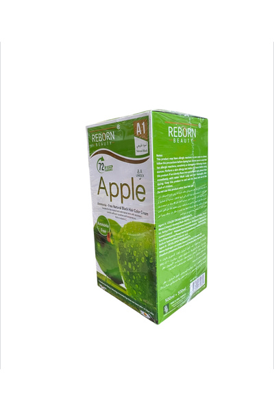 REBORN صبغه ريبورن بيوتي كريم صبغة شعر أسود - كريم 500 مل + مطور 500 مل