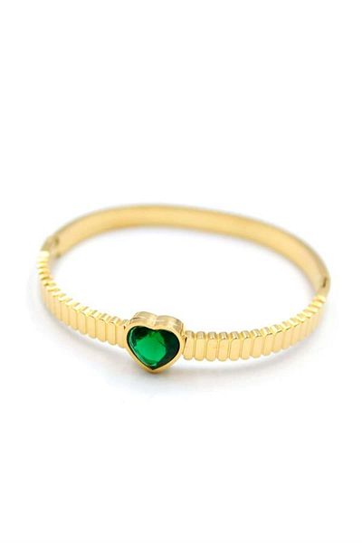 Rasanet Heart Bracelet - Green