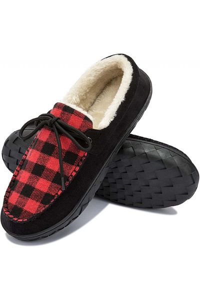 TEGELE slippers, textile/rubber, red/white/black, 41
