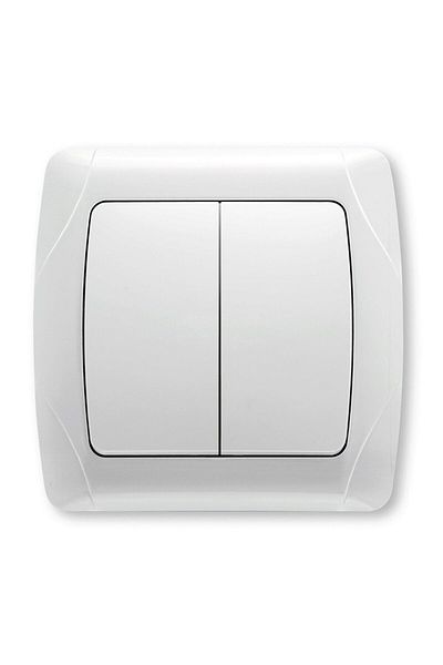 Viko by Panasonic Întrerupător simplu Carmen Viko 10AX 250V Alb