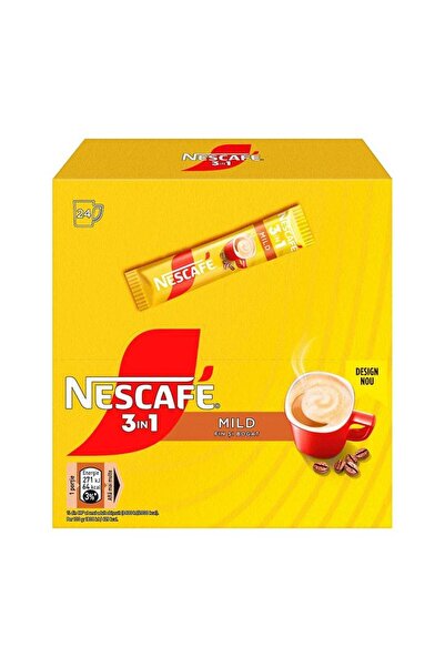 3 Nescafe Mild în 1 porție - 24 pliculețe * 15g
