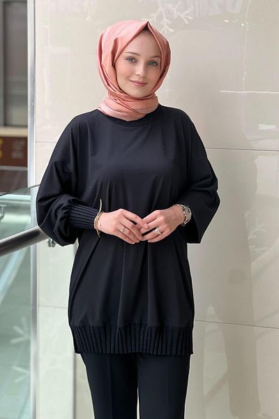 Ghisa Ribbed Tunic with Glitter