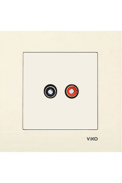 Viko by Panasonic PRIZA AUDIO KARRE VIKO BEJ