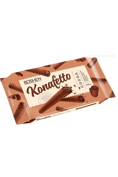 Roshen Konafetto Cacao Wafer Rolls,140g