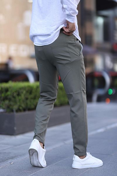 hello7 Men's Slim Fit Double Leg Stretch Jogger Pants