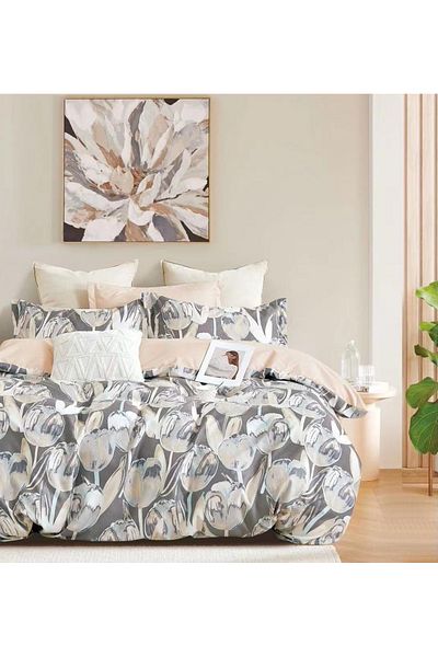 CHIRASO FINET Cotton Bed Linen, Classic Sheet 240x250cm, Duvet Cover 200x230cm, 4 Pillowcases