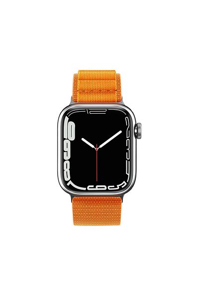 Hurtel Alpine steel buckle strap for Apple Watch 38/40/41mm, orange