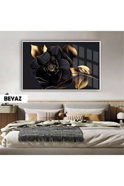 Harika bir ev HARIKABİREV | MODEL CVEĆA CRNO-ZLATNE MAGNOLIJE | STOL OD KALJE...