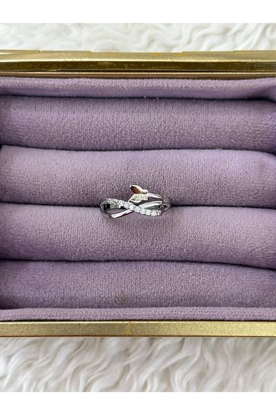 BY YASİN TOPÇU Endless Butterfly Steel Ring