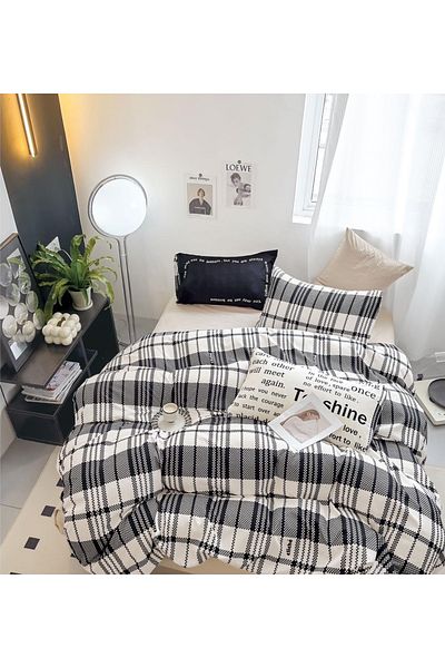 CHIRASO FINET Cotton Bed Linen, Classic Sheet 240x250cm, Duvet Cover 200x230cm, 4 Pillowcases