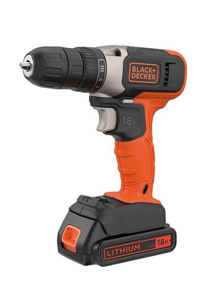 rexa Cordless Drill Driver – Orange/Black (19.3 × 6.6 × 20 cm)