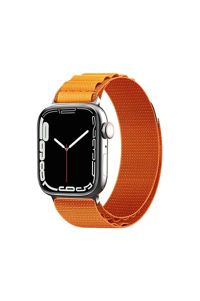 Hurtel Alpine steel buckle strap for Apple Watch 38/40/41mm, orange