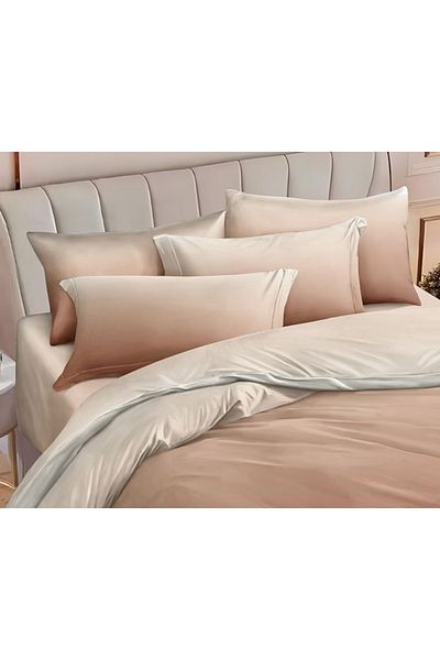 CHIRASO FINET Cotton Bed Linen, Classic Sheet 240x250cm, Duvet Cover 200x230cm, 4 Pillowcases