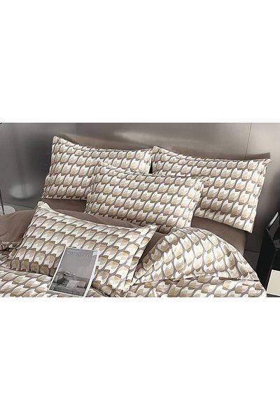 CHIRASO FINET Cotton Bed Linen, Classic Sheet 240x250cm, Duvet Cover 200x230cm, 4 Pillowcases