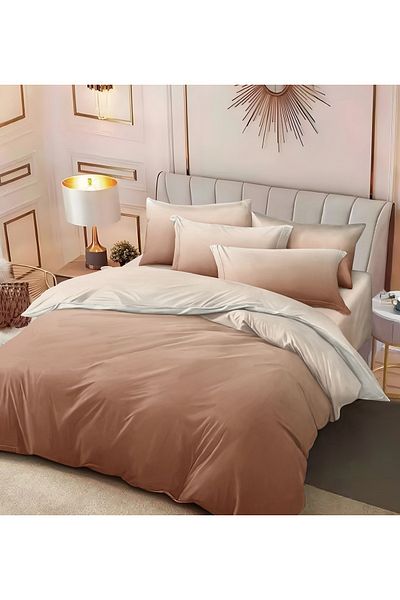CHIRASO FINET Cotton Bed Linen, Classic Sheet 240x250cm, Duvet Cover 200x230cm, 4 Pillowcases