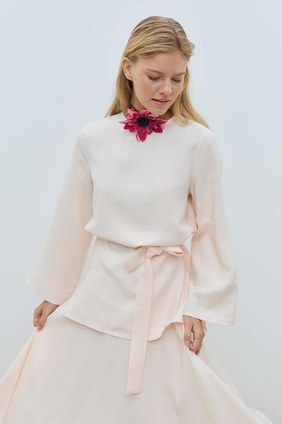 Mahal Bood Belted Tancel Blouse