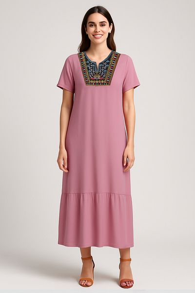 FOR WOMEN Heritage Embroidered Dress