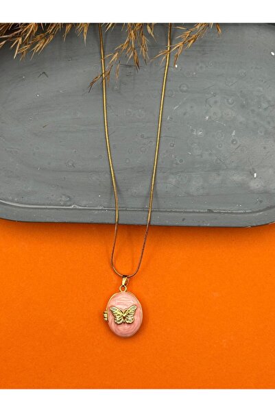 miyle Çelik Kapaklı Kolye 45cm // KOLYE-5547