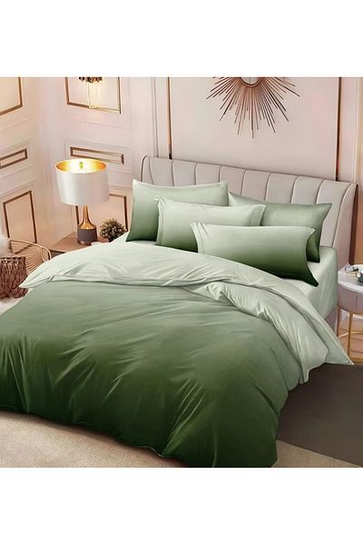 CHIRASO FINET Cotton Bed Linen, Classic Sheet 240x250cm, Duvet Cover 200x230cm, 4 Pillowcases