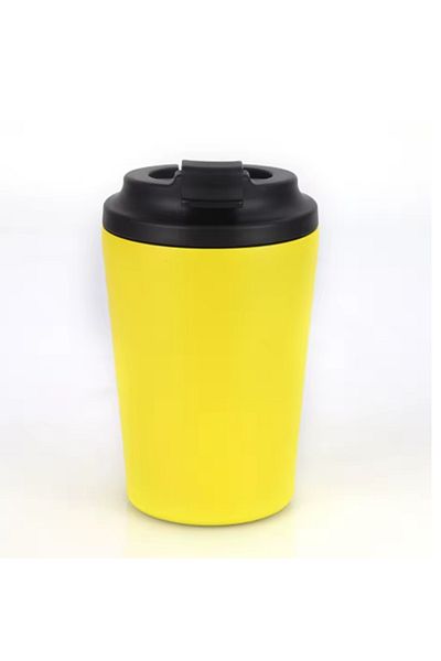 genric Stylish yellow thermal mug with a tight-fitting lid for insulation and preservation - 350 ml capacity