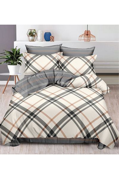CHIRASO FINET Cotton Bed Linen, Classic Sheet 240x250cm, Duvet Cover 200x230cm, 4 Pillowcases