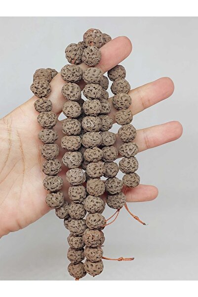 Yasamtohumu Mărgele ceramice mate pigmentate maro 10-12 mm/24 cm (54166)