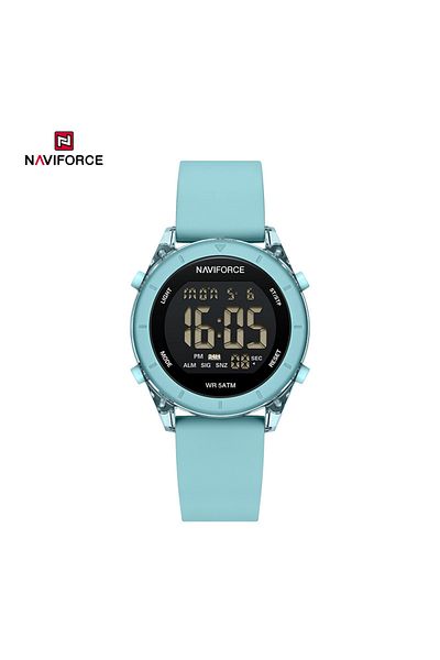 MACON NF7108 Fashion Design Digital Silicone Strap 5ATM Sport Gift Wristwatch for Youth
