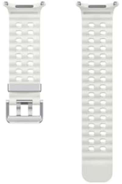 Samsung Galaxy Official Marine Band for Galaxy Watch Ultra, White Sand