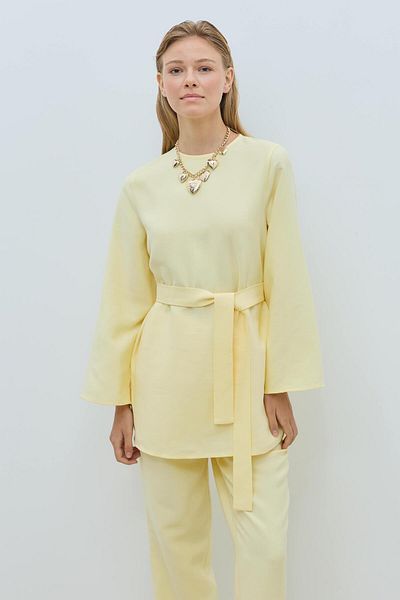 Mahal Bood Belted Tancel Blouse