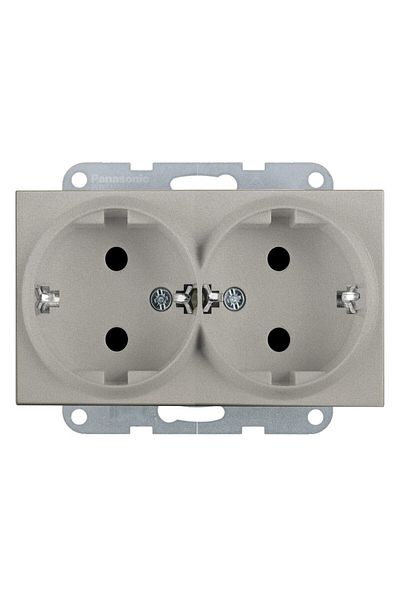 PANASONIC Karre Plus Bronze double Schuko socket mechanism