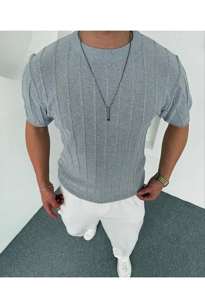 laqa Crew Neck 20*3 Twill Knitwear