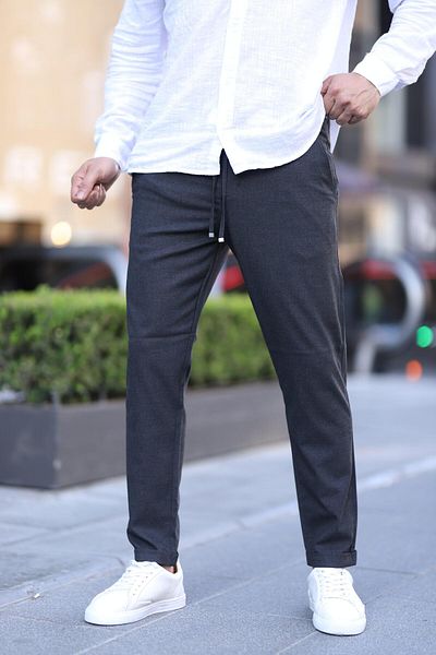 hello7 Men's Slim Fit Double Leg Stretch Jogger Pants