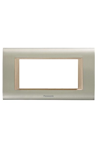 PANASONIC 4-Module Modular Frame Sistema Inox Matte + Gold