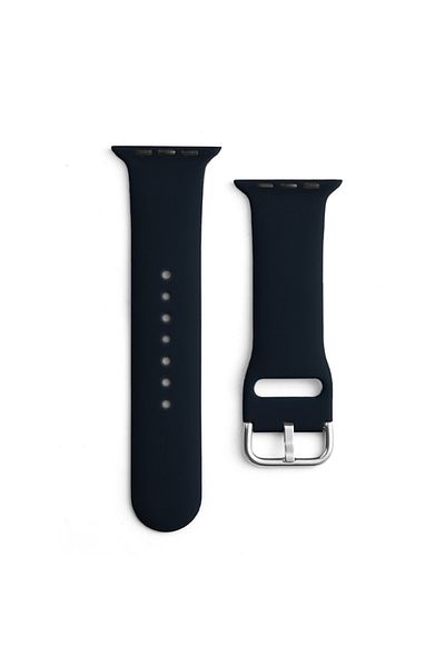 Hurtel Silikonowy pasek do zegarka Apple Watch Ultra 2-9/SE 42/44/45/49mm Silicone Strap APS czarny