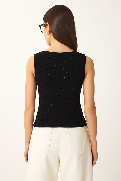 İKLİM LİFE Blouse with Stones on the Front and Back
