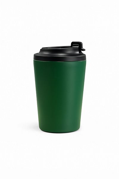 genric Stylish green thermal mug with a tight-fitting lid for insulation and preservation - 350 ml capacity