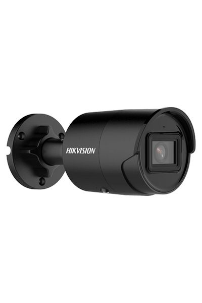 Hikvision AcuSense - 4MP IP Camera, 2.8mm lens, IR 40m, Mic. PoE, black -HIKVISION DS-2CD2043G2-IU-2.8mm-BLACK